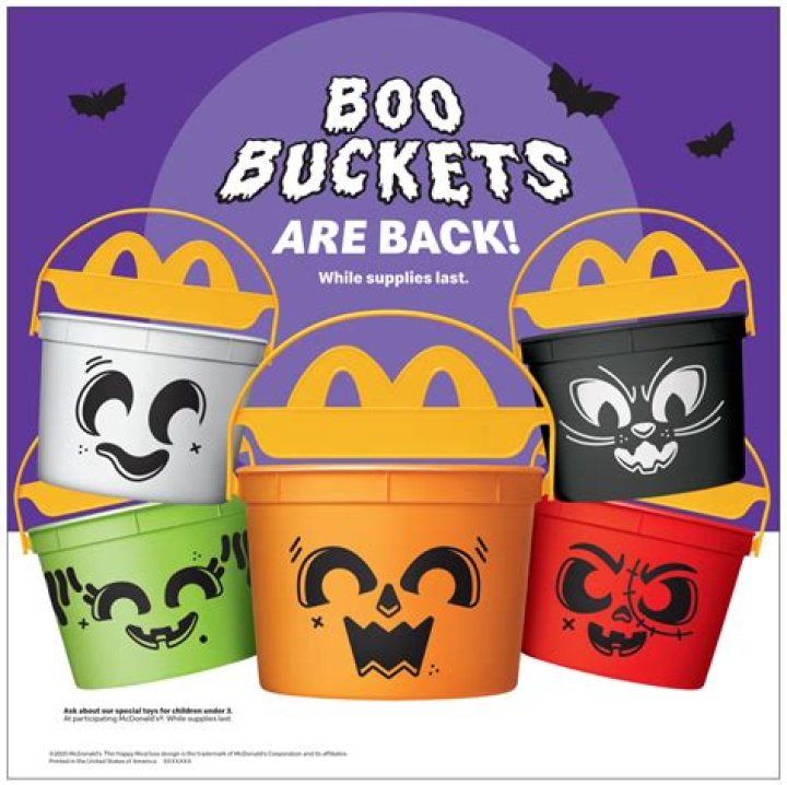 Thrilling 80's McDonald's Halloween Buckets For Nostalgic Collectors