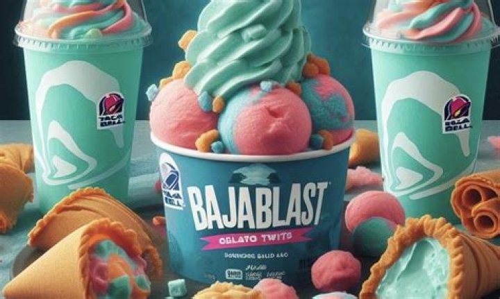 Delectable Baja Blast With Ice Cream: A Refreshing Paradise