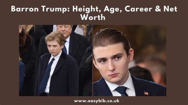 Barron Trump's Remarkable Height And Age