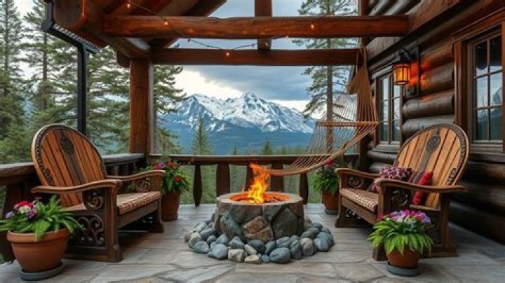 Unleash The Charm: Captivating Cabin Patio Ideas For Outdoor Oasis