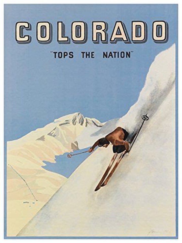 Discover A Winter Wonderland: Colorado Ski Posters