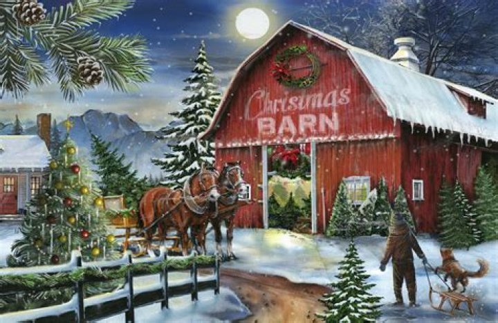 Discover Enchanting Country Christmas Paintings