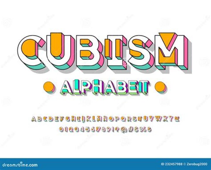 Discover The Cutting-Edge Cubism Font: Elevate Your Designs