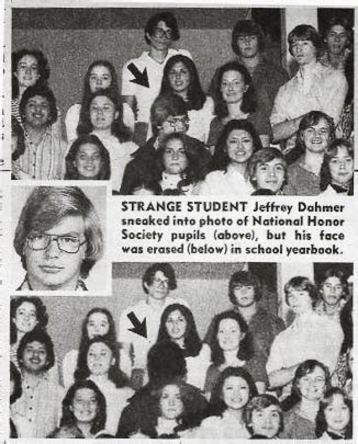 Gruesome Findings: Jeffrey Dahmer's Tainted Honor Society Photo