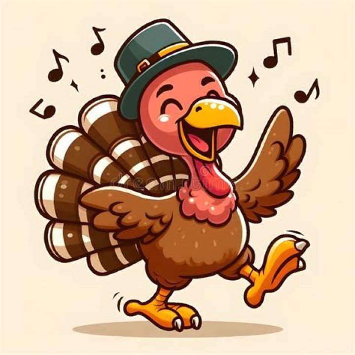 Eye-Catching Dancing Turkey Clipart For Your Projects