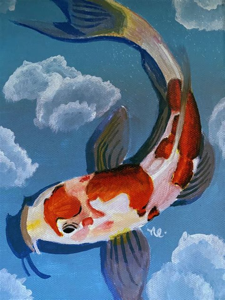 Dive Into The Hues: Captivating Fish Painting Images