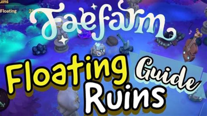 Discover The Enchanting Realm Of Floating Ruins: A Fae Farm With Seals