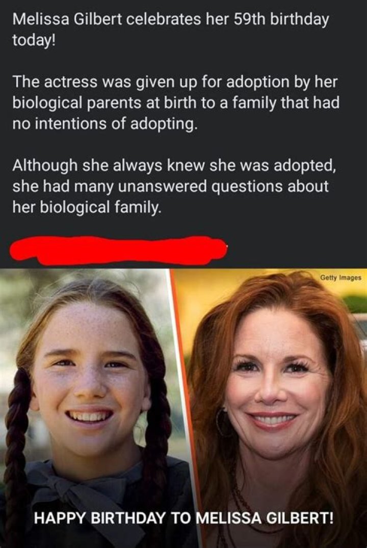 Was Melissa Gilbert Adopted? Exploring The Truth Behind The Rumor