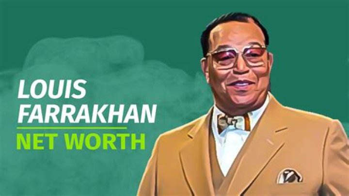 Unveiling Louis Farrakhan's Net Worth: Secrets And Revelations