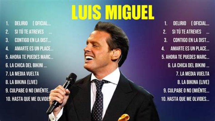 Discovering The Timeless Melodies Of Luis Miguel Songs