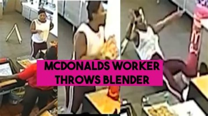 Outrageous: McDonald's Employee Hurls Blender