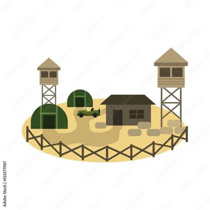 Military Base Icons: Elevate Your Maps And Projects