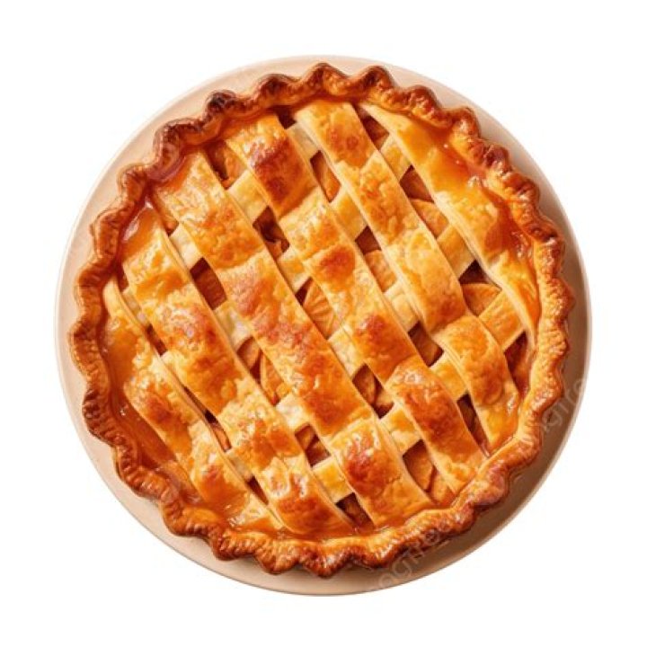 Gorgeously Detailed Top View Of A Mouthwatering Pie