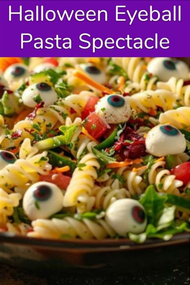Spooktacularly Spooky Pasta Salad: A Halloween Treat