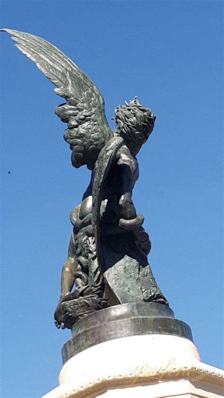Fallen Angel Statue's Profound Revelations