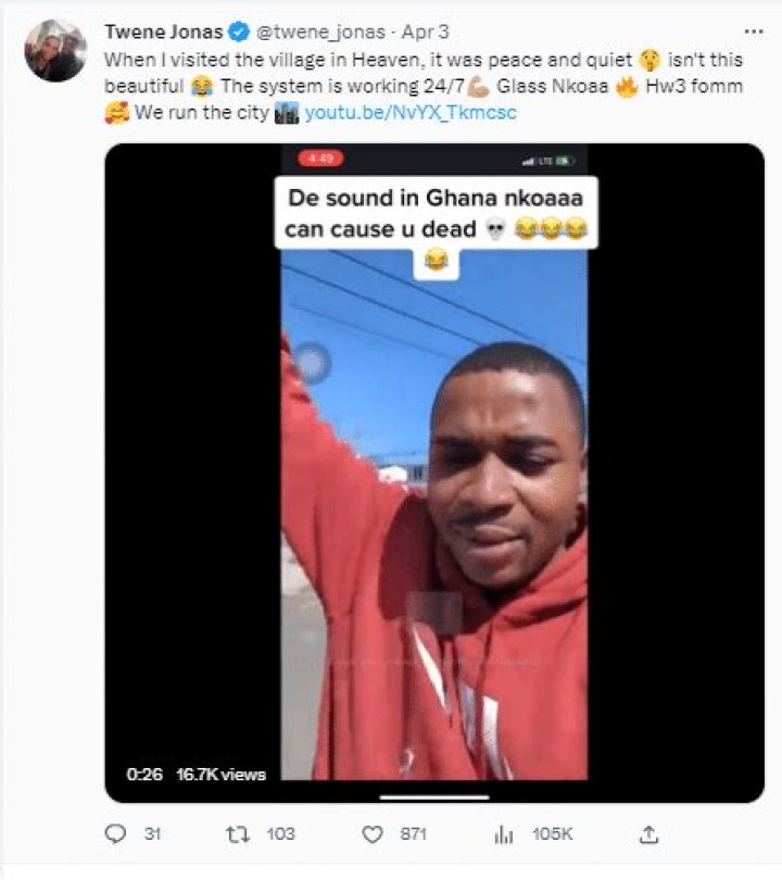 Twene Jonas' Untimely Demise And Its Profound Impact