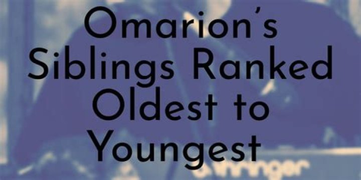 Who Are The Six Siblings Of Singer, Omarion?