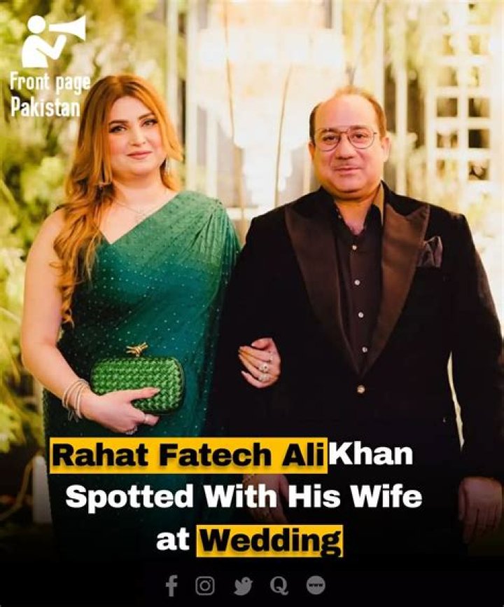 Who is Nusrat Fateh Ali Khan wife Naheed Nusrat?