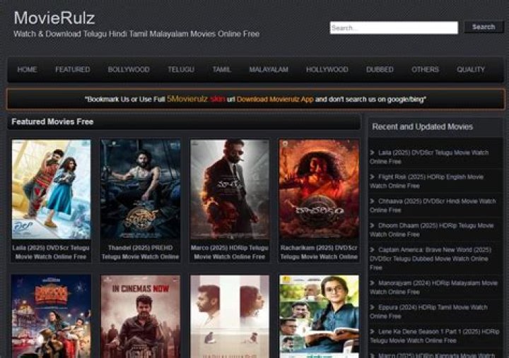 Latest Movies And TV Shows With Movierulz Today